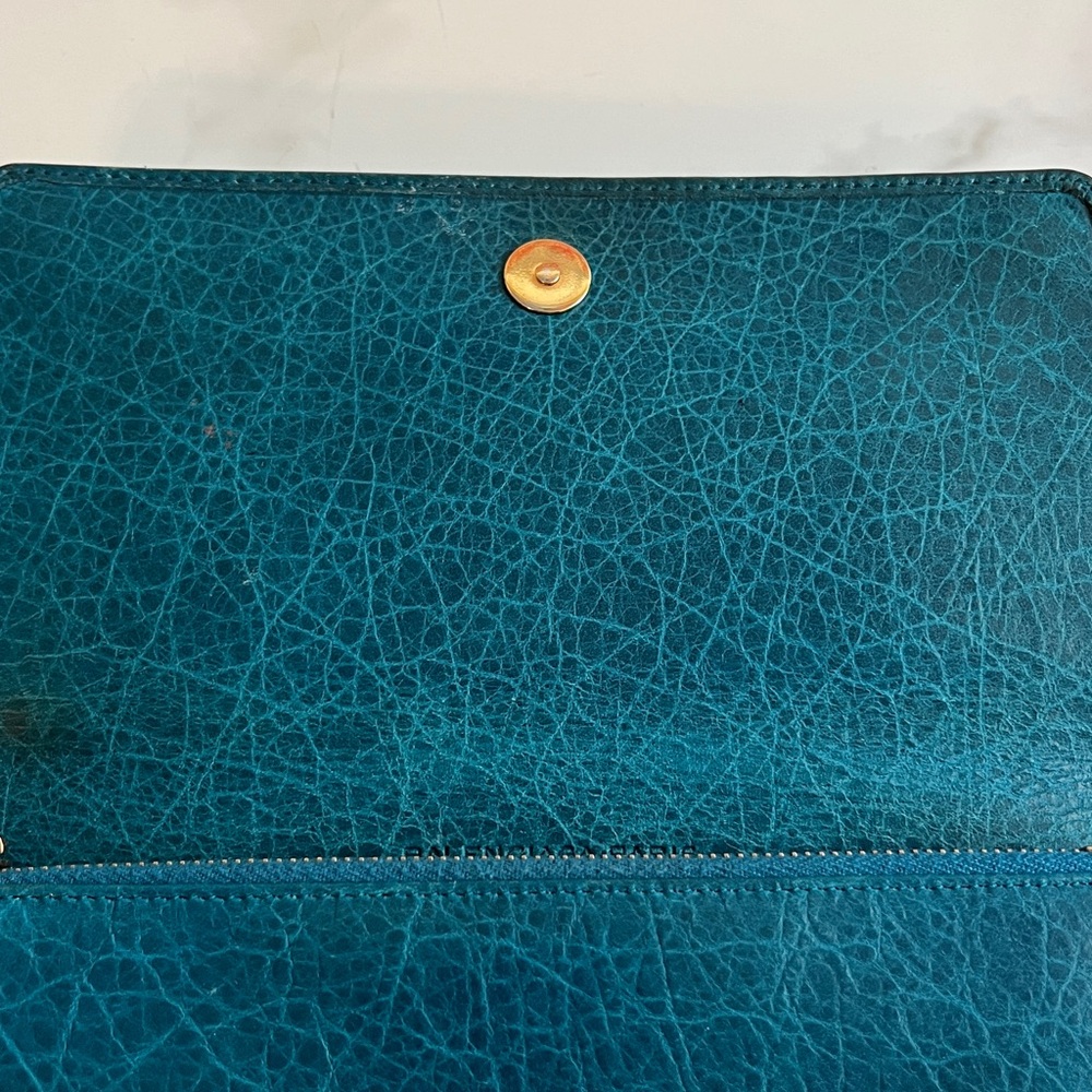 Balenciaga Continental Lambskin Leather Wallet - Picture 4 of 15